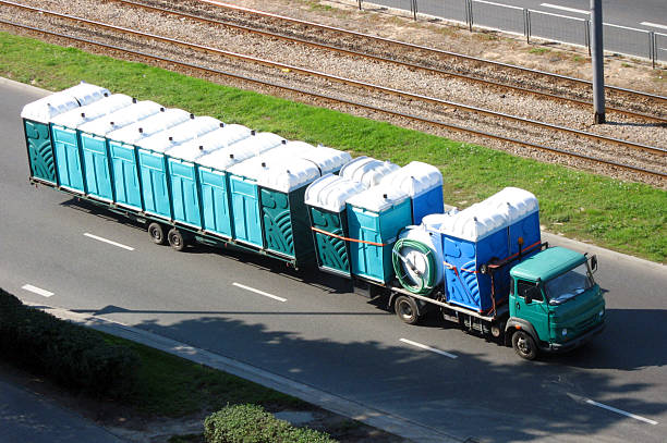 Porta potty delivery and setup in Albemarle, NC